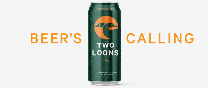 Can of Two Loons IPA